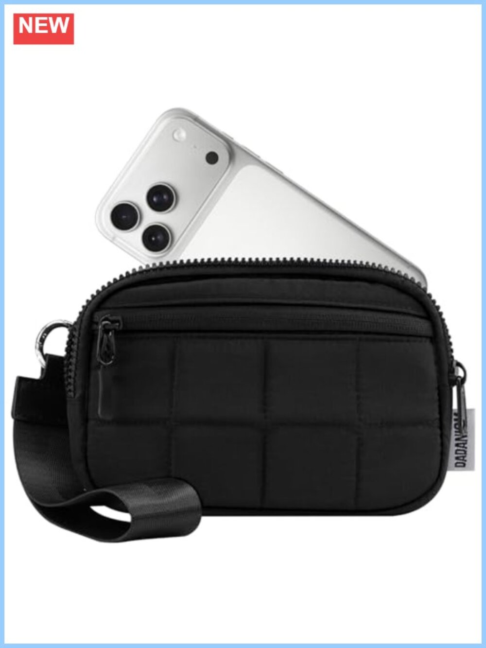 RFID Blocking Wristlet Wallet Nylon Phone Wallet Women's